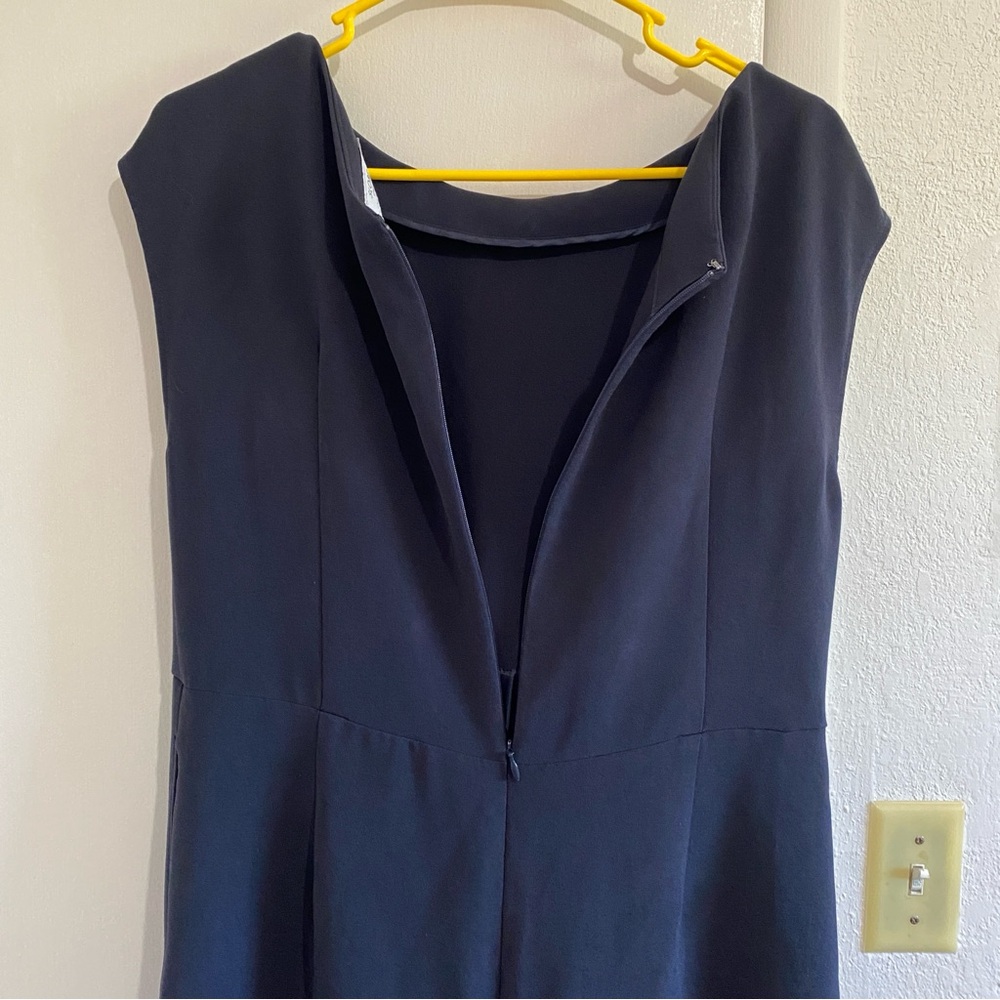 Slobe Ienna‎ Women's Jumpsuit Size Medium Navy blue Wide leg Office Casual - Picture 5 of 12